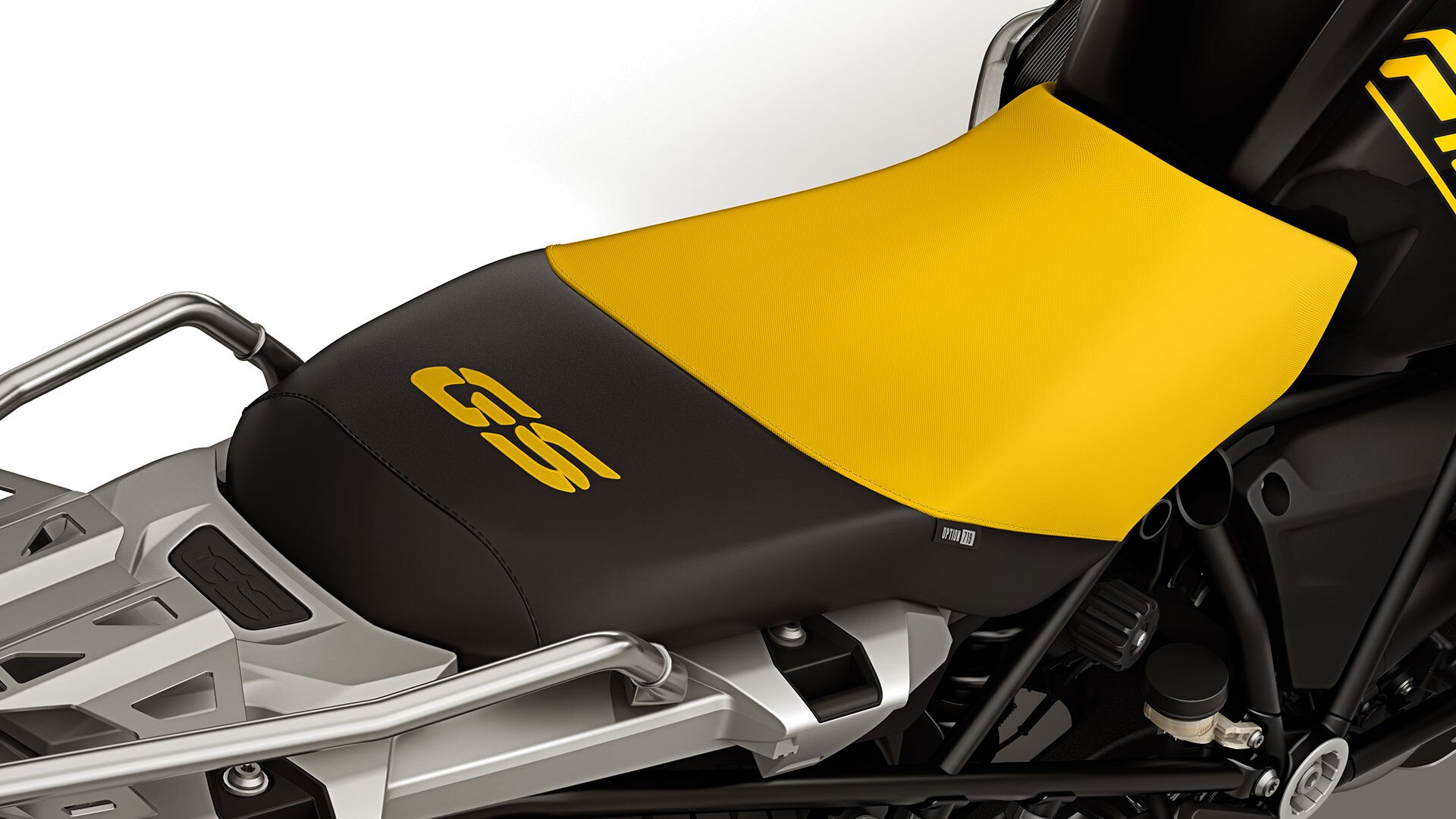 Buddyseat in zwart-geel