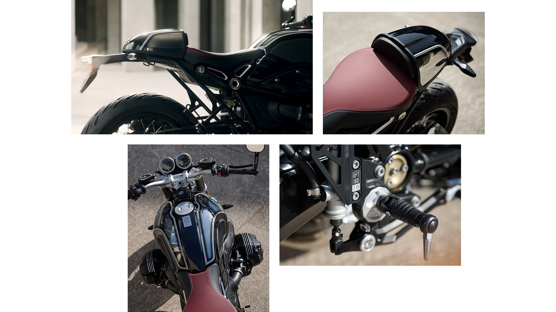 Galerie avec photos et vidéos de la R nineT 100 Years de BMW Motorrad.
