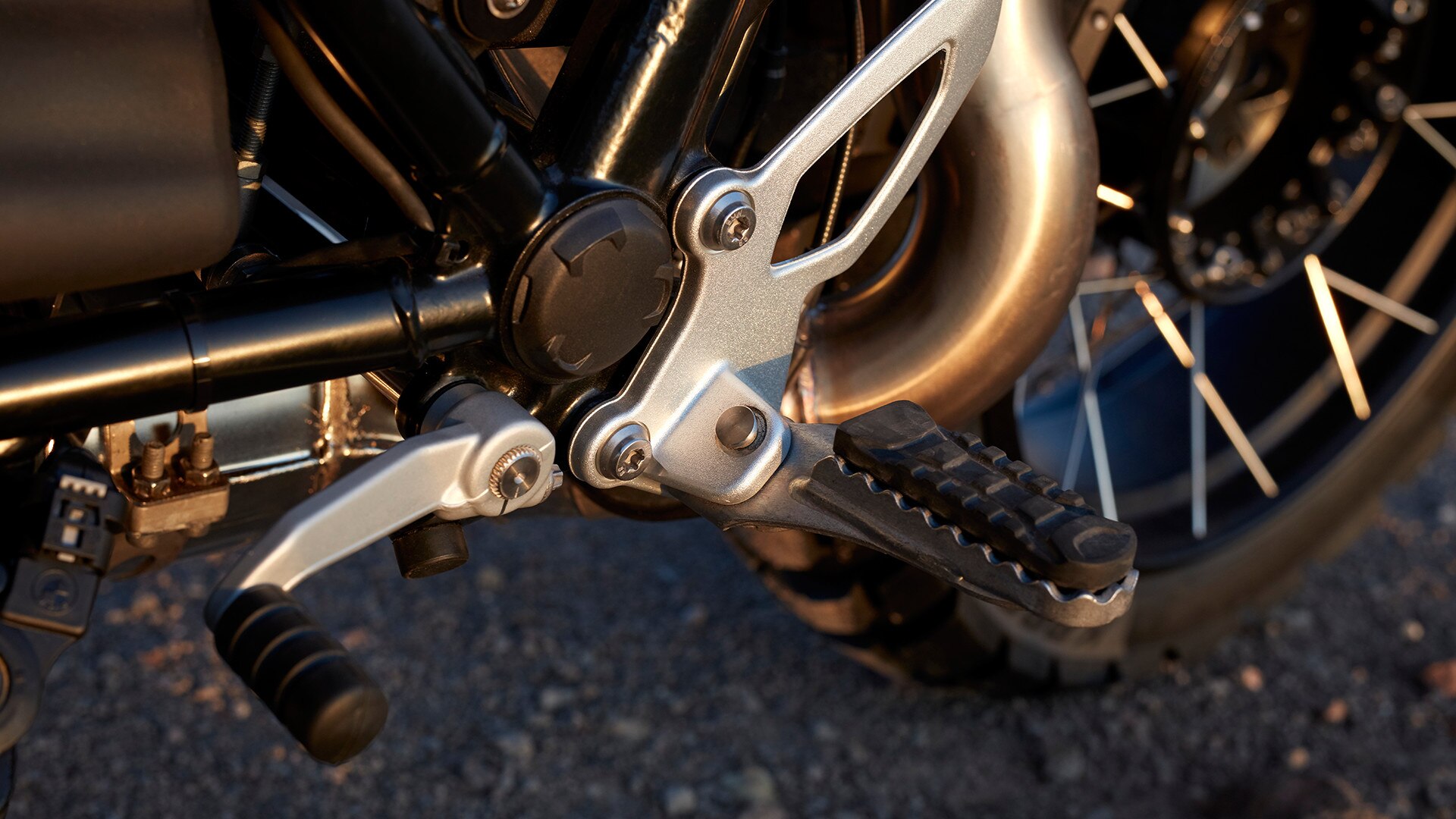 R nineT Scrambler repose-pieds