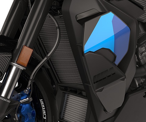 De M winglets van de M 1000 XR van BMW Motorrad
