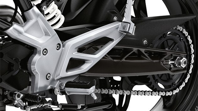 Aluminium swingarm.