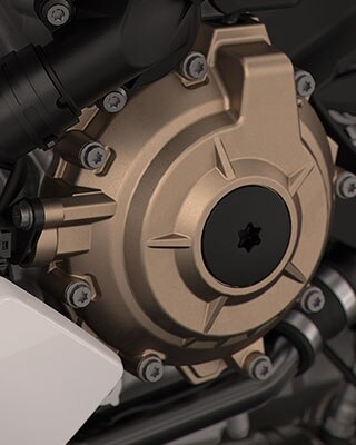 Wir sehen die Keyless Ride Light Vorrichtung an der S 1000 R.