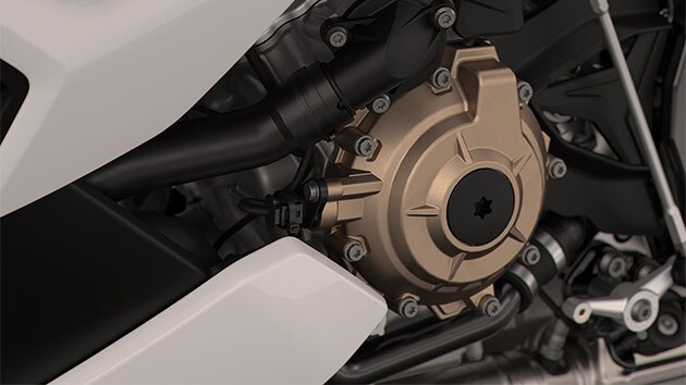 Wir sehen die Keyless Ride Light Vorrichtung an der S 1000 R.