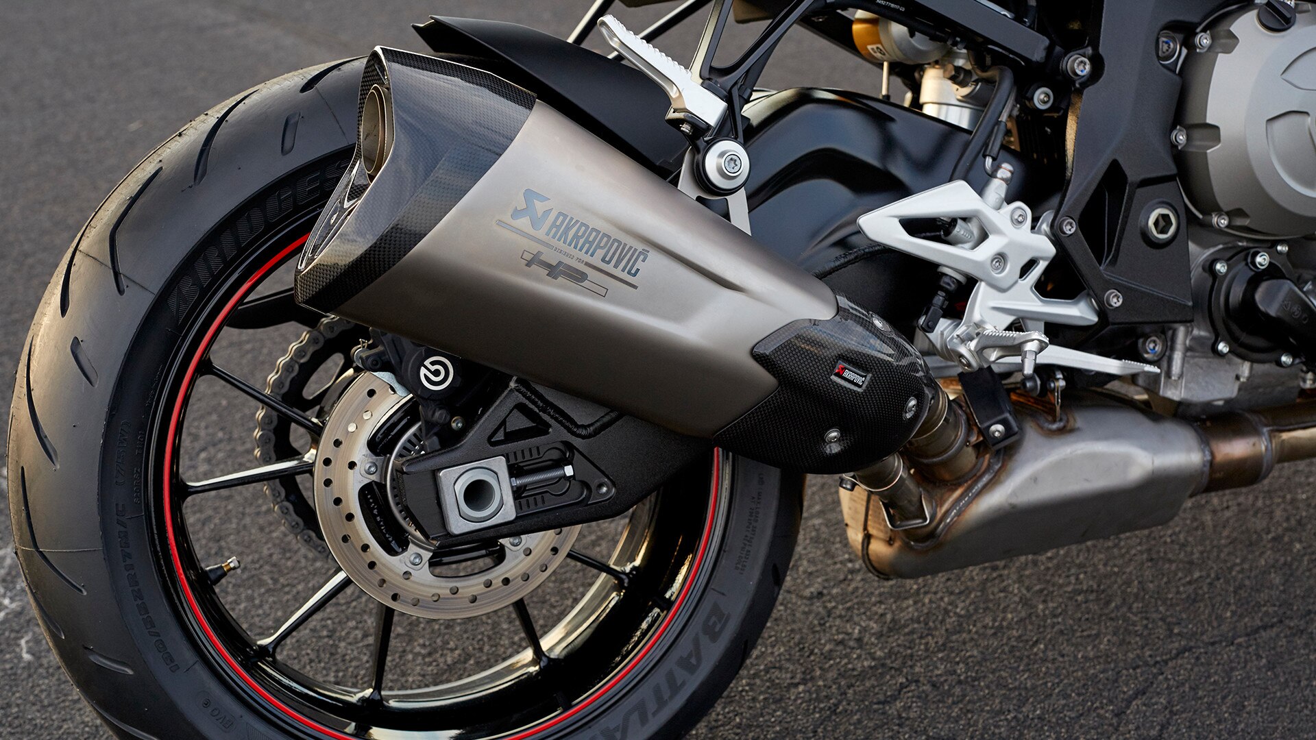 S 1000 R Silencieux arrière HP en titane
