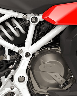 Le moteur bicylindre en ligne de la F 450 RR de BMW Motorrad