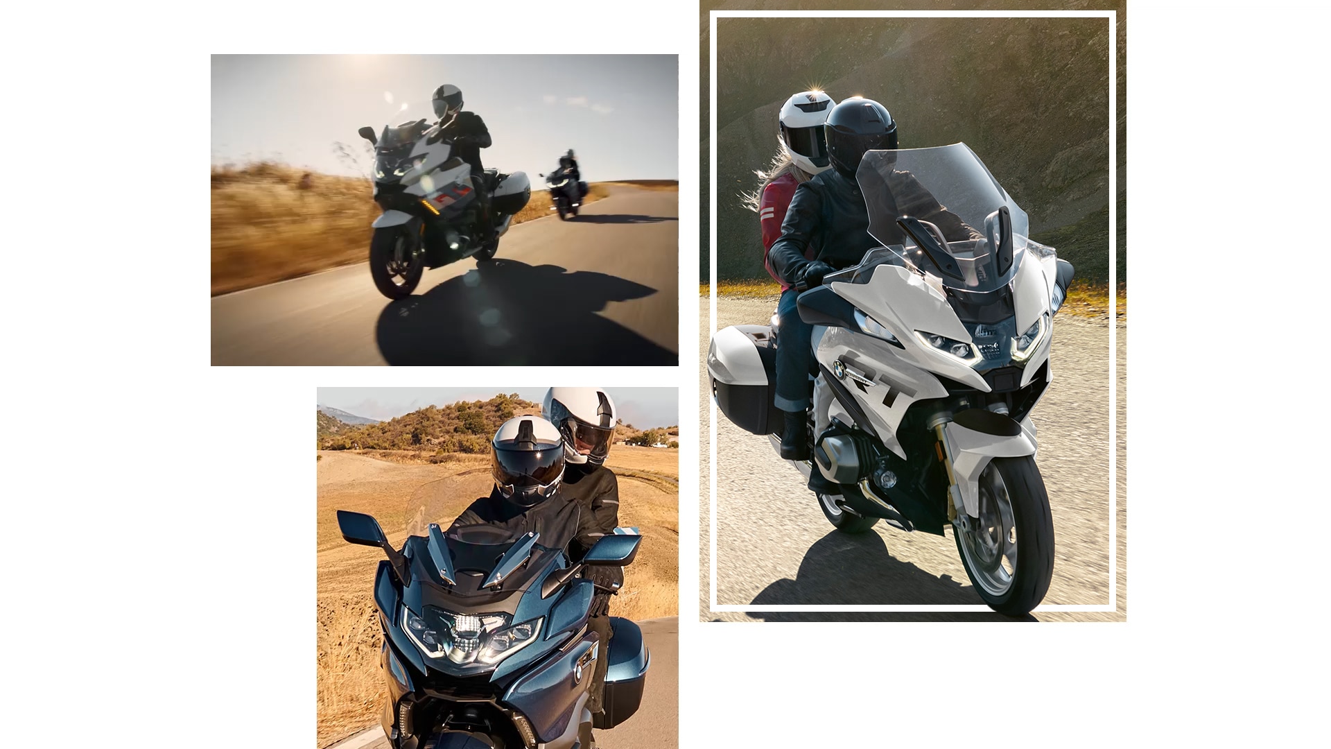 Rijopnames van de BMW Motorrad toermotoren.