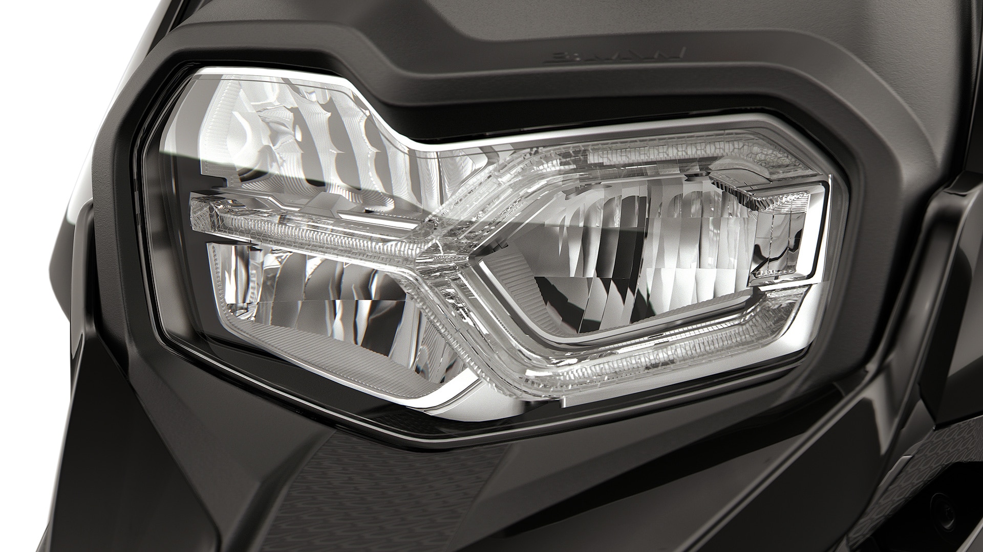 Le design de la face avant du C 400 X de BMW Motorrad