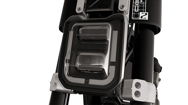 Het LED-licht van de eParkourer CE 02 van BMW Motorrad